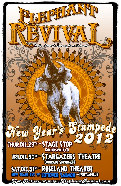Elephant Revival Colorado Fall Dates & New Years Stampede