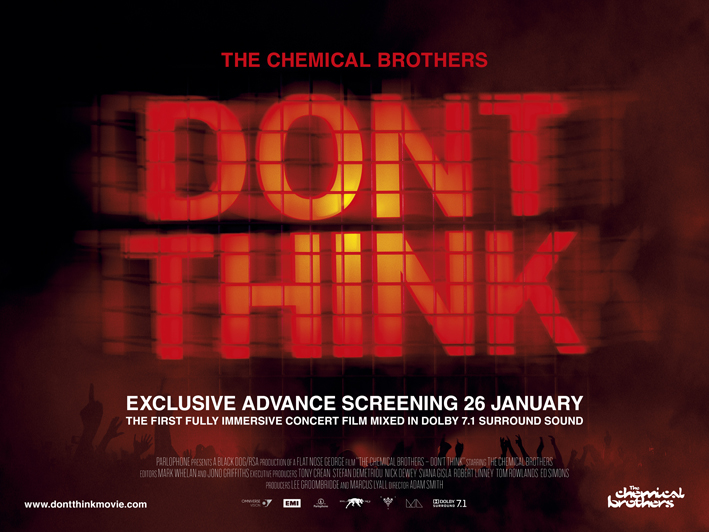 Chemical Brothers' Film "Don't Think" – Advance Screening