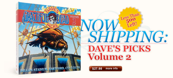 Dead.net Now Shipping Dave's Picks Volume 2
