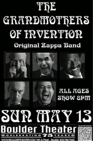 Members of Zappa's Original Band, The Grandmothers of Invention coming to Boulder
