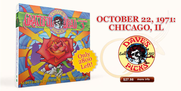 Dead.net Announces Dave's Picks Volume 3