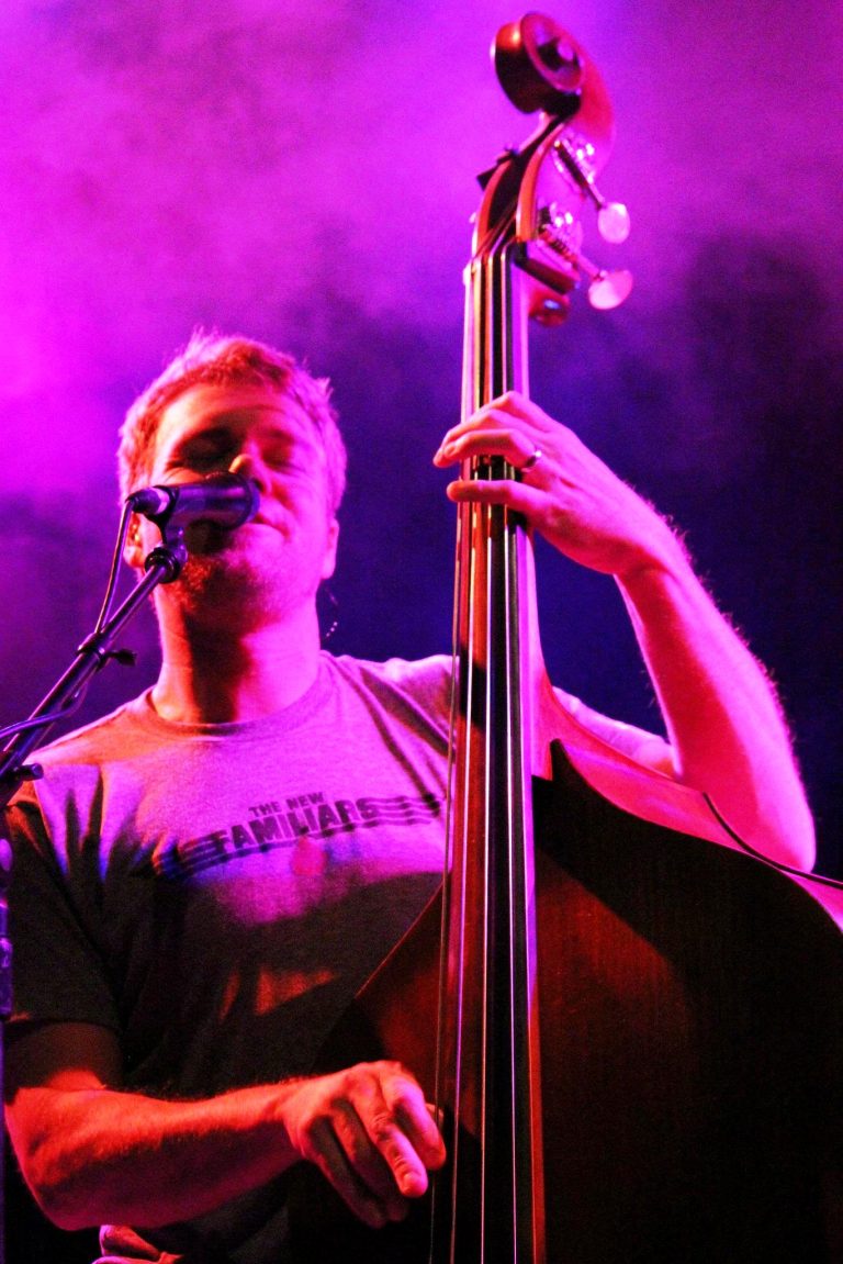 Some time at Wakarusa with Stringdusters' Andy Falco & Travis Book