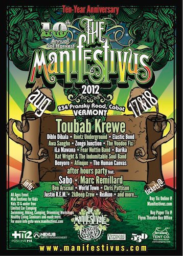 Late Night DJs and MC Luis Guzman at Manifestivus