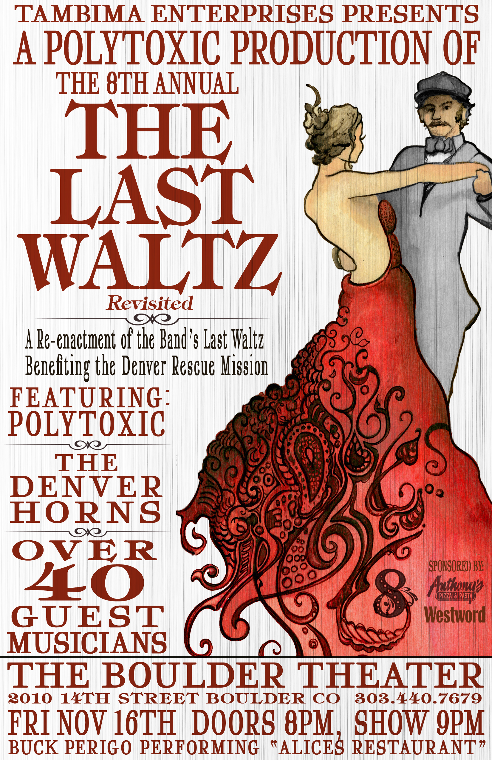 Just Announced: The Last Waltz ft.Polytoxic @ Boulder Theater | 11/16