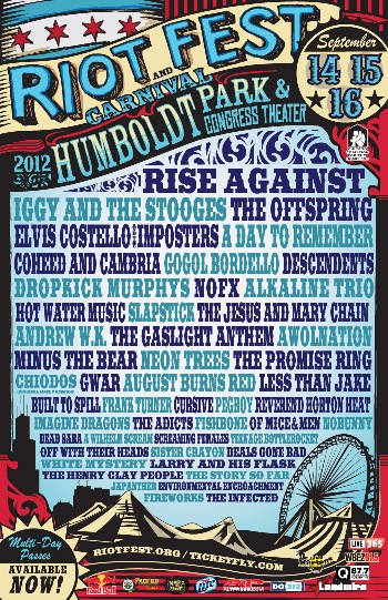 RIOT FEST: Announces After-Party Line-Ups