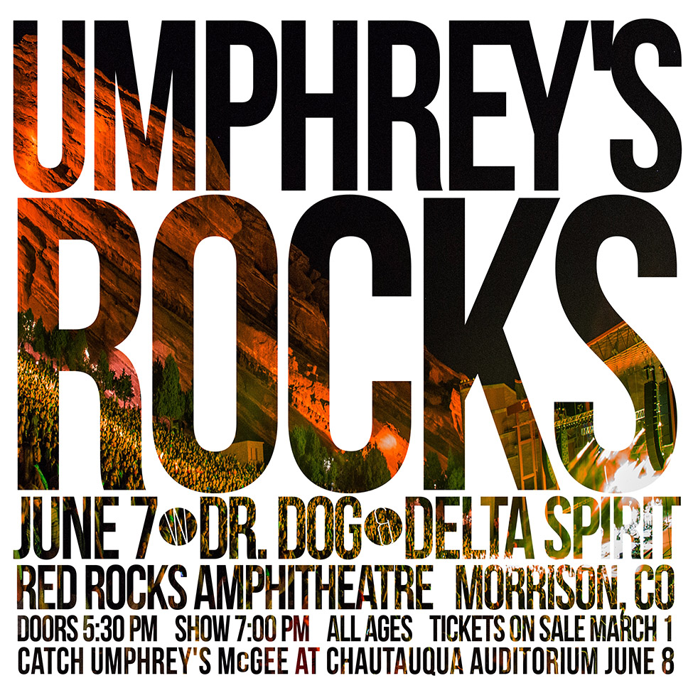 Umphrey's McGee to Headline Red Rocks in June