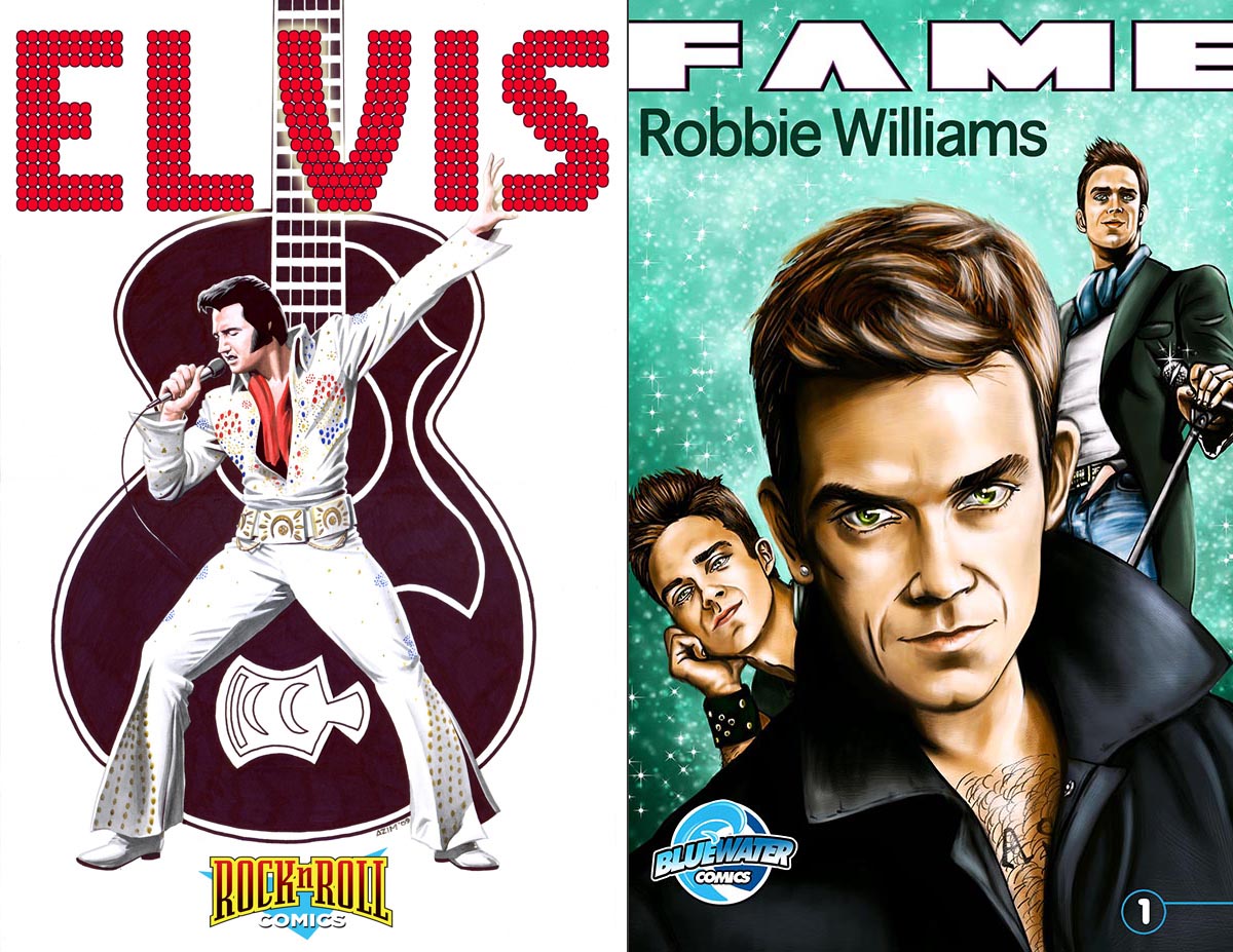 Elvis Presley & Robbie Williams Graphic Novels Out This Week