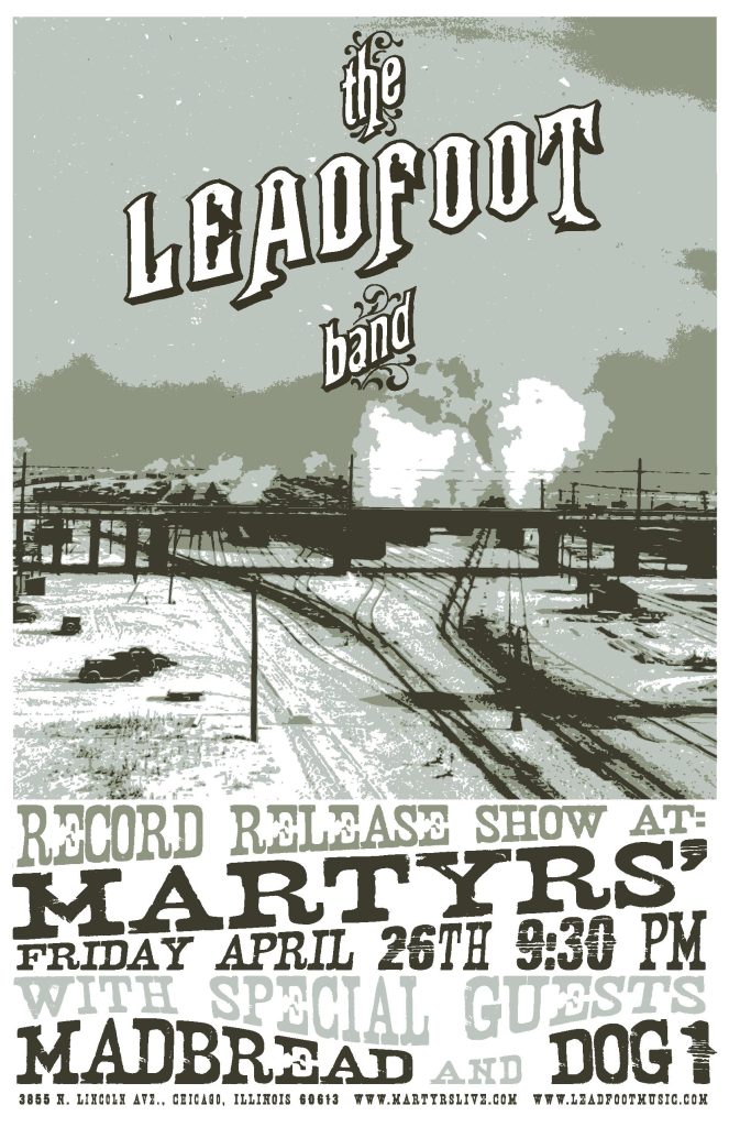 The Leadfoot Band Celebrates New CD Release at Martyrs on 4/26