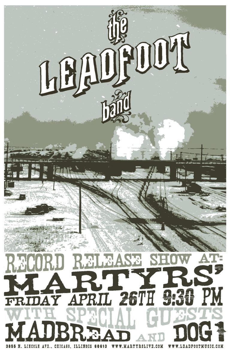 The Leadfoot Band Celebrates New CD Release at Martyrs on 4/26