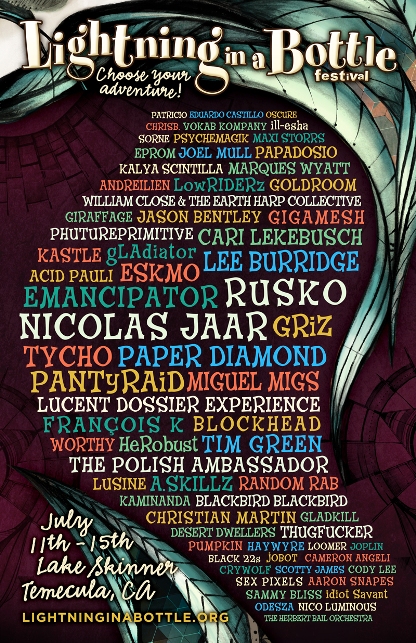 Nicolas Jaar, Rusko & Tycho to Headline Lightning in a Bottle Festival