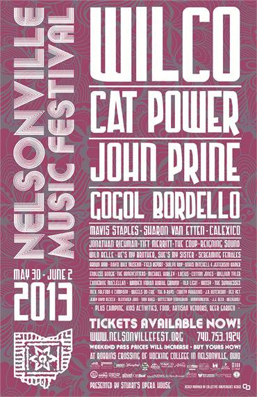 Nelsonville Music Festival Confirms Wilco, John Prine, Gogol Bordello