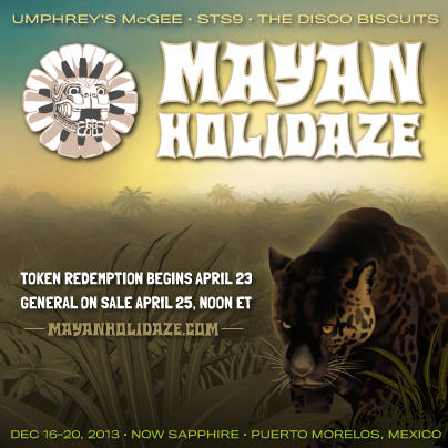 Mayan Holidaze '13 Announced, Features Biscuits, Umphrey's & STS9