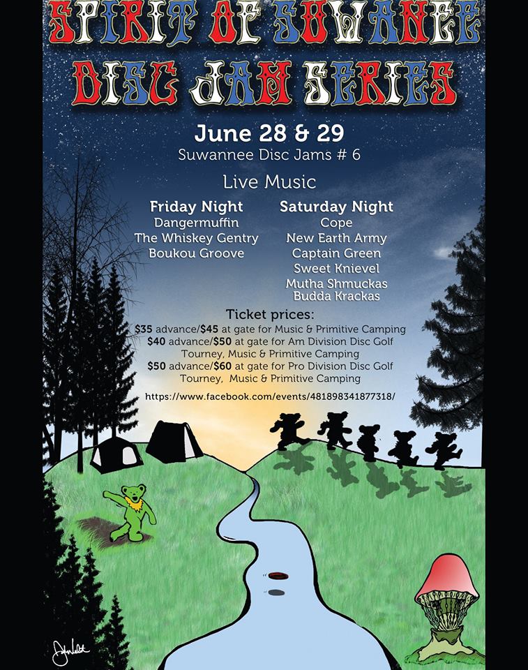 Spirit of the Suwannee Disc Jams | June 28 & 29