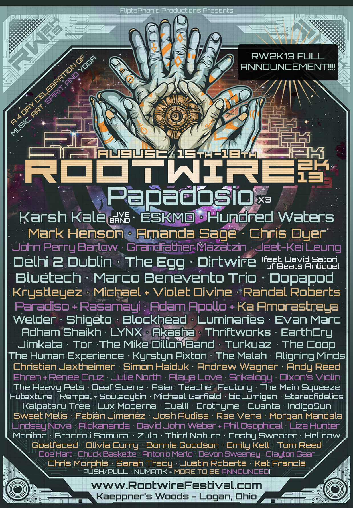 Papadosio Announces Rootwire Festival Additions