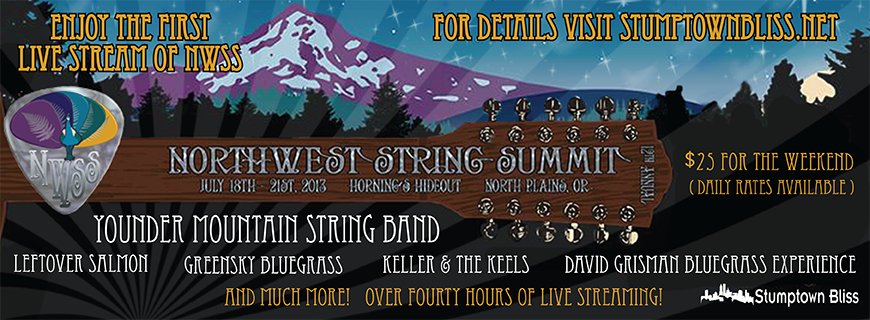The 12th Annual Northwest String Summit will be Streamed Live!