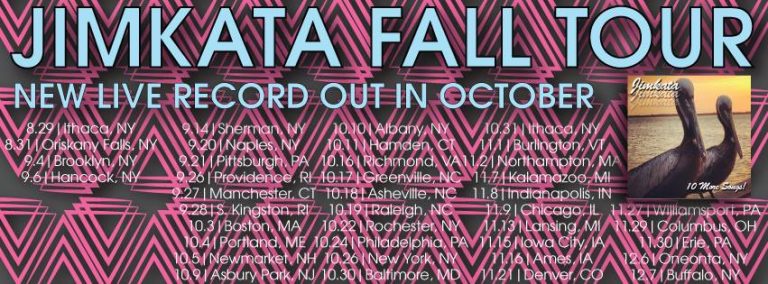 Jimkata Announces "10 More Songs!" Fall Tour and Live Album