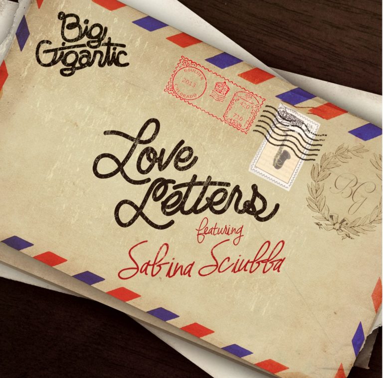 BIG GIGANTIC Team with Sabina Sciubba (Brazilian Girls) for "Love Letters"