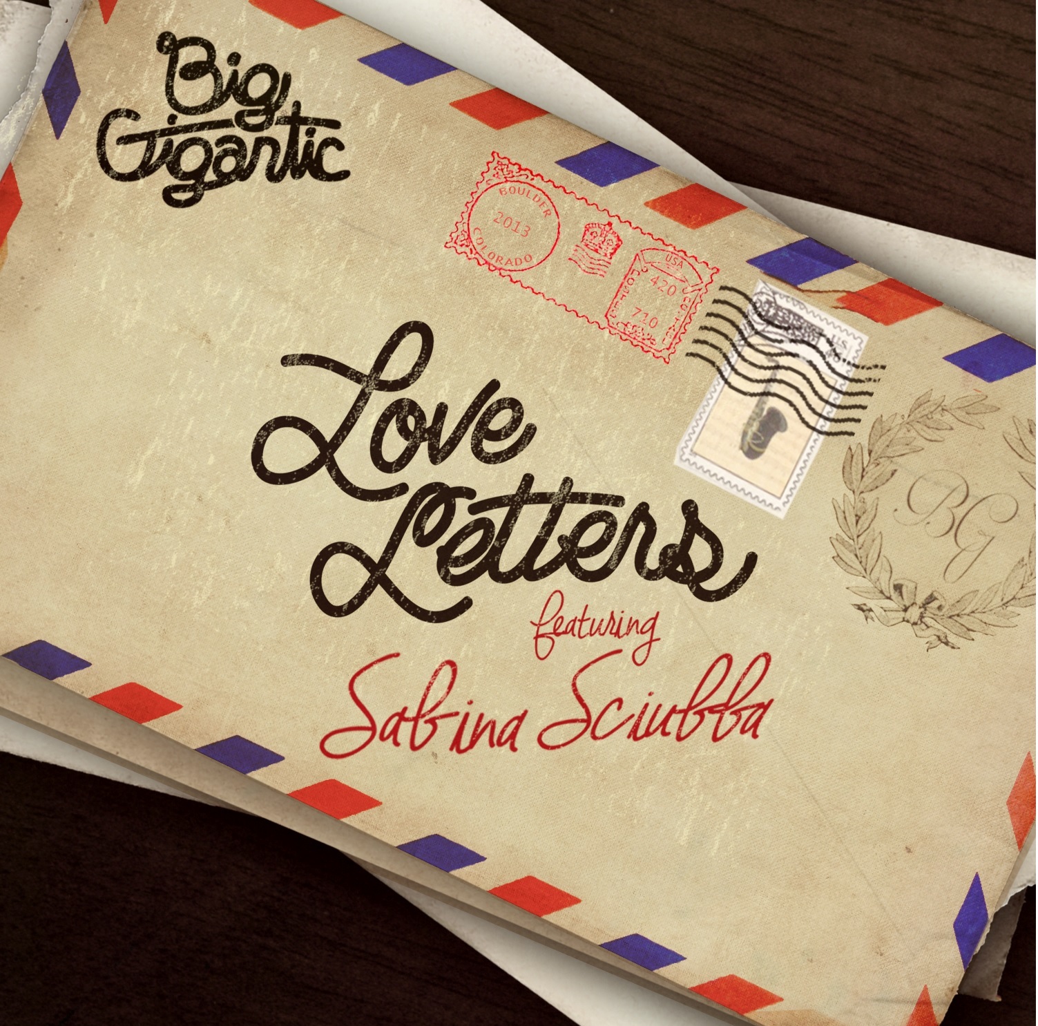 BIG GIGANTIC Team with Sabina Sciubba (Brazilian Girls) for "Love Letters"