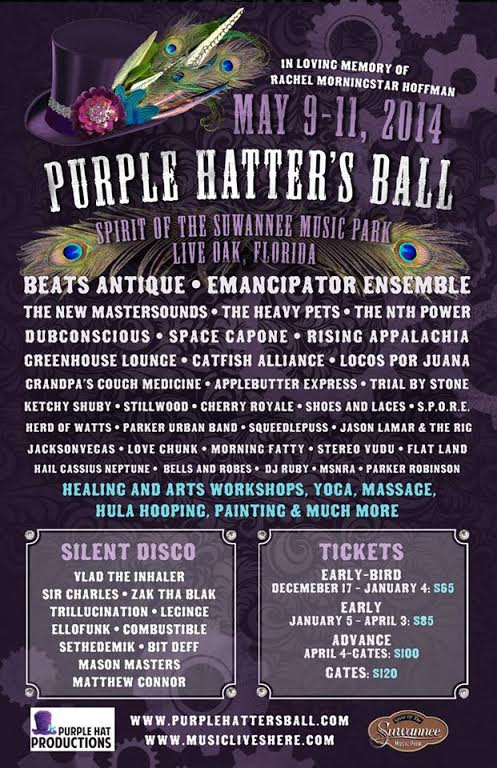 Purple Hatter's Ball 2014 Line-up Announcement!