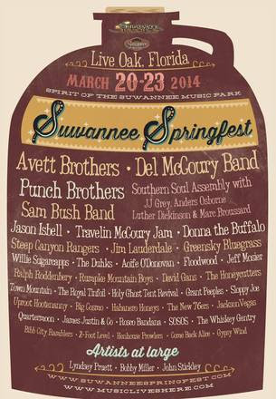 The 18th Suwannee Springfest Schedule Announced