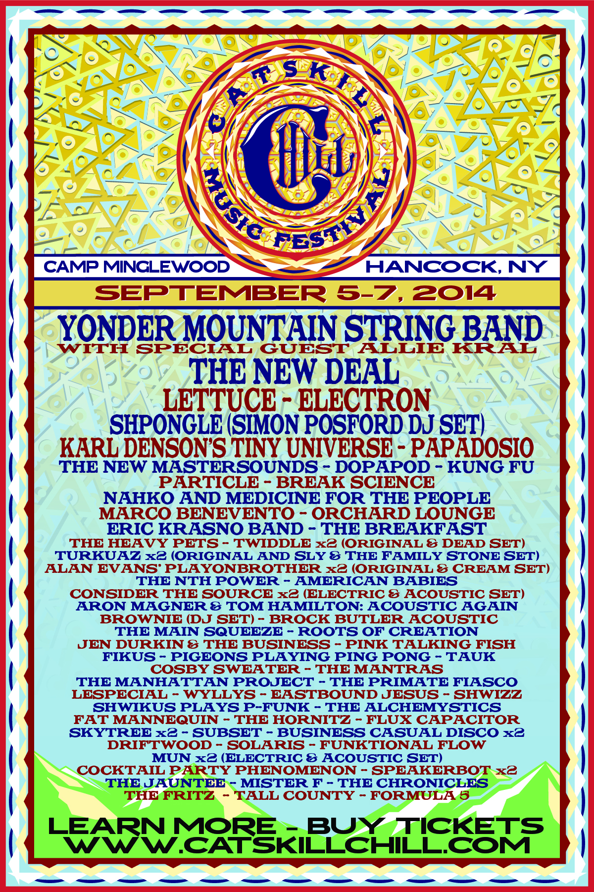 Catskill Chill Music Festival Unveils 2014 Lineup