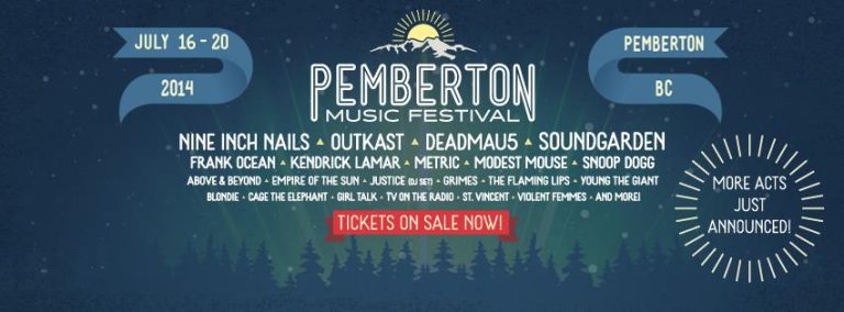 More Artists Announced to 2014 Pemberton Music Festival