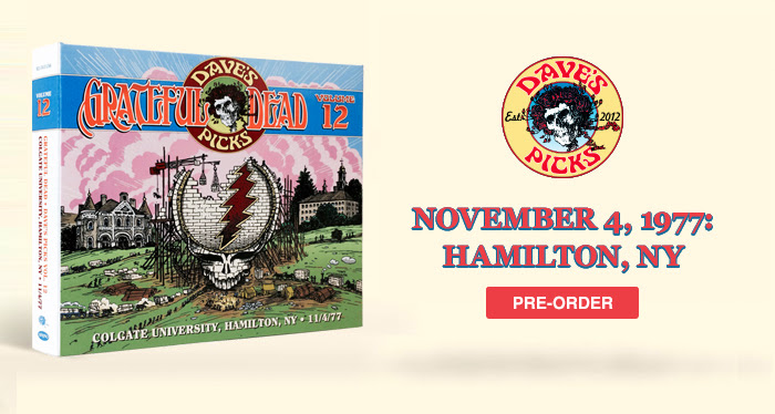 Dead.net Announces Dave's Picks Vol. 12