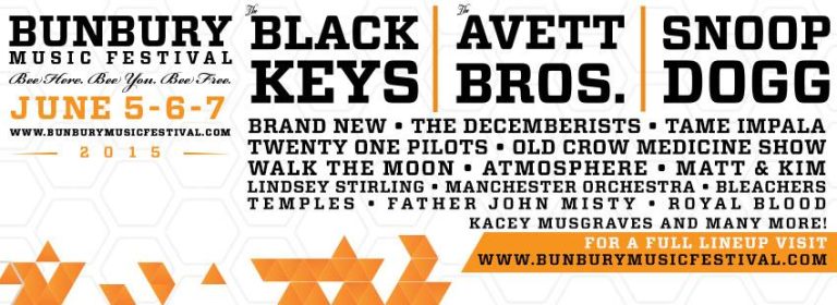 Bunbury Music Festival Announces 2015 Lineup