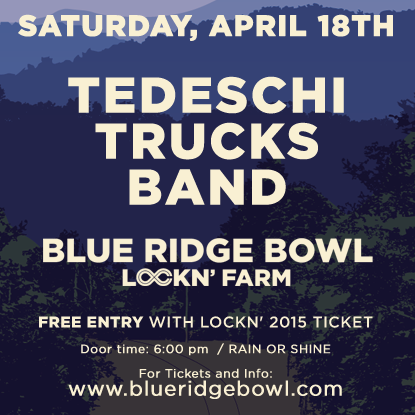 Tedeschi Trucks Band to Open Blue Ridge Bowl Venue on Lockn' Site