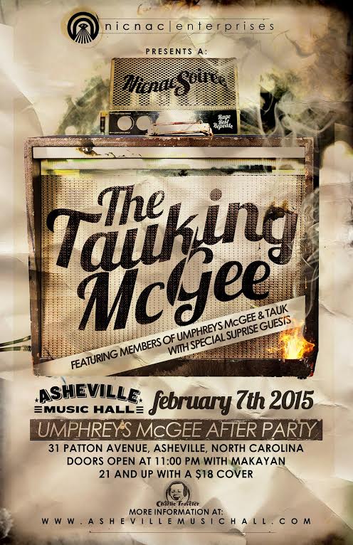 Umphrey's McGee Asheville Official After Party Feb 7