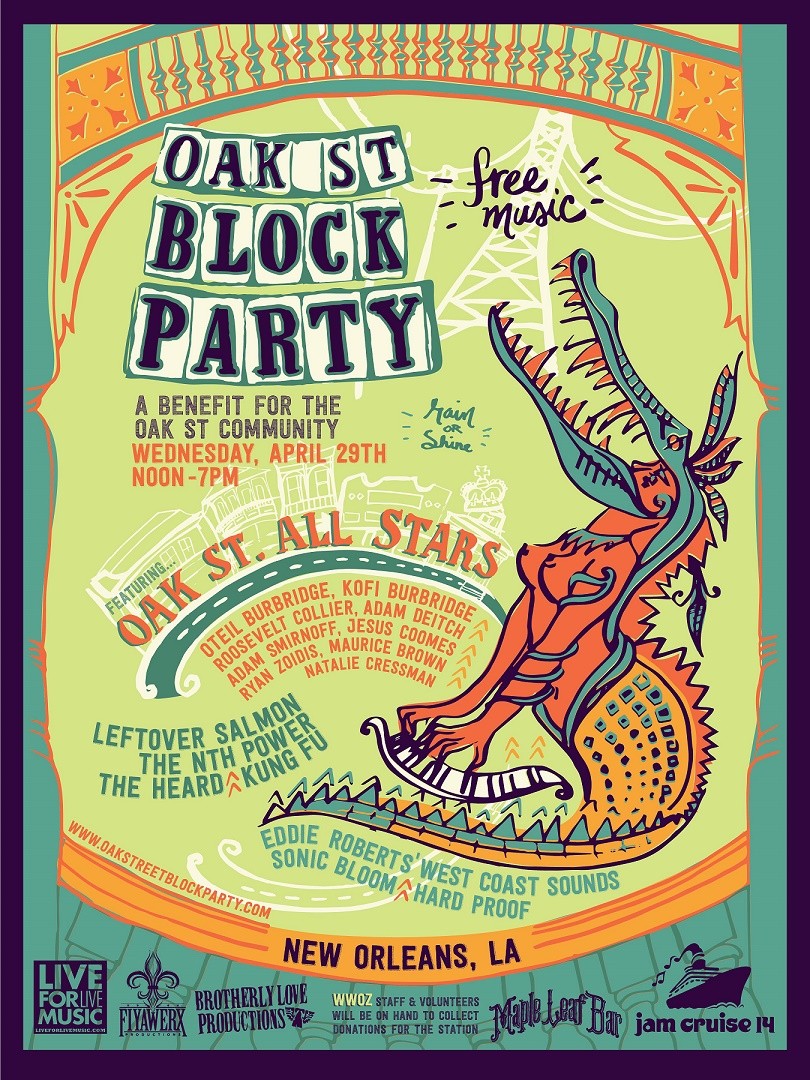 Second Annual Oak Street Block Party 4/29