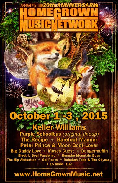 Home Grown Music Network 20th Anniversary Festival Announces Artists