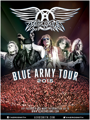 Aerosmith's Blue Army Tour 2015 Kicks Off June 13
