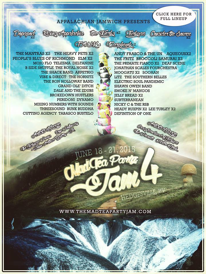 Fourth Annual The Mad Tea Party Jam Features Over 50 Bands