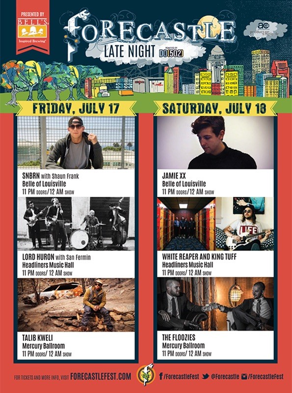 Forecastle Festival Announces Late-Night Shows