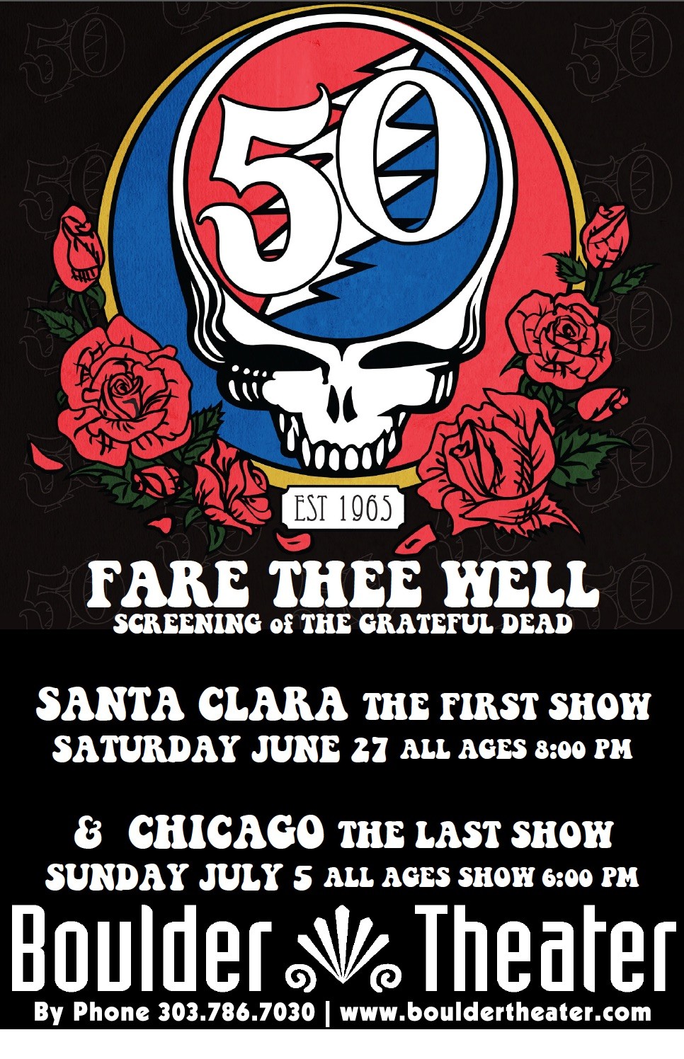 Just Announced: Fare Thee Well – Grateful Dead Screenings @ Boulder Theater