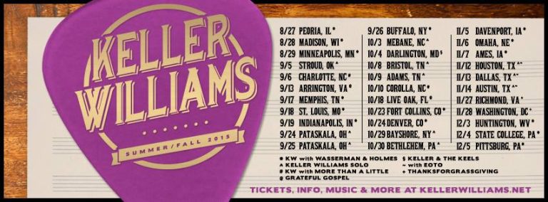 Keller Williams Announces 2015 Fall Tour Dates