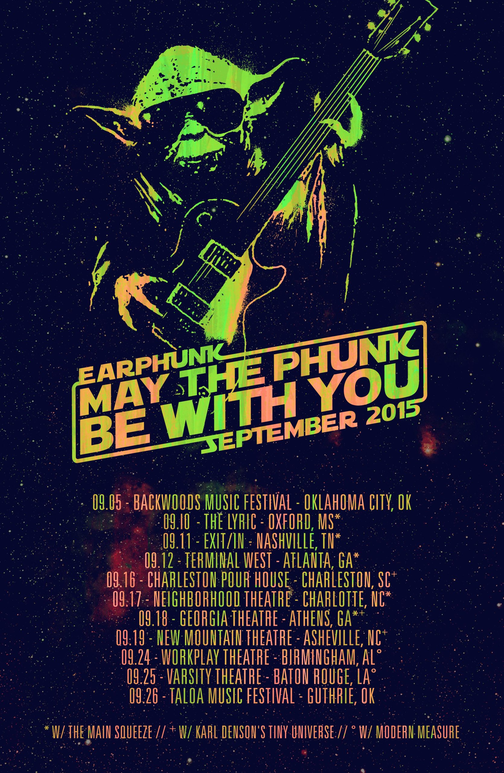 Earphunk Announce May The Phunk Be With You Fall Tour