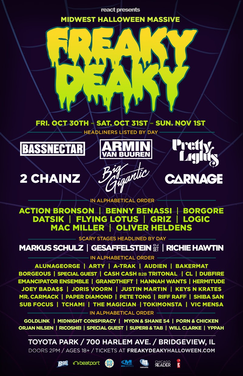 Freaky Deaky Announces 2015 Lineup