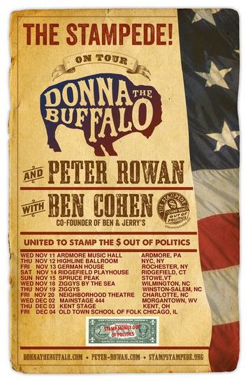 Donna the Buffalo & Peter Rowan on Tour This Fall