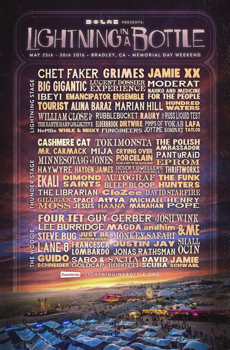 Lightning in a Bottle Drops Massive 2016 Lineup!