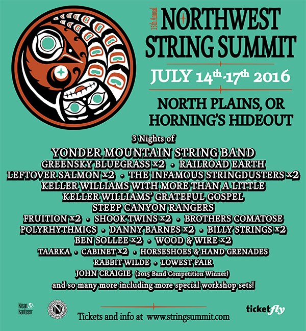 Announcing the 15th Annual Northwest String Summit