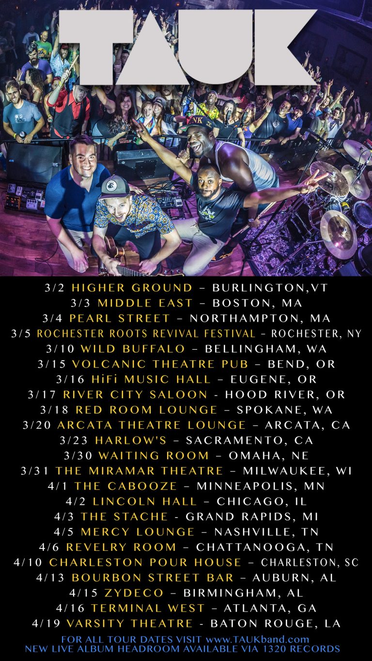 TAUK Add More Dates To Stacked Spring Tour