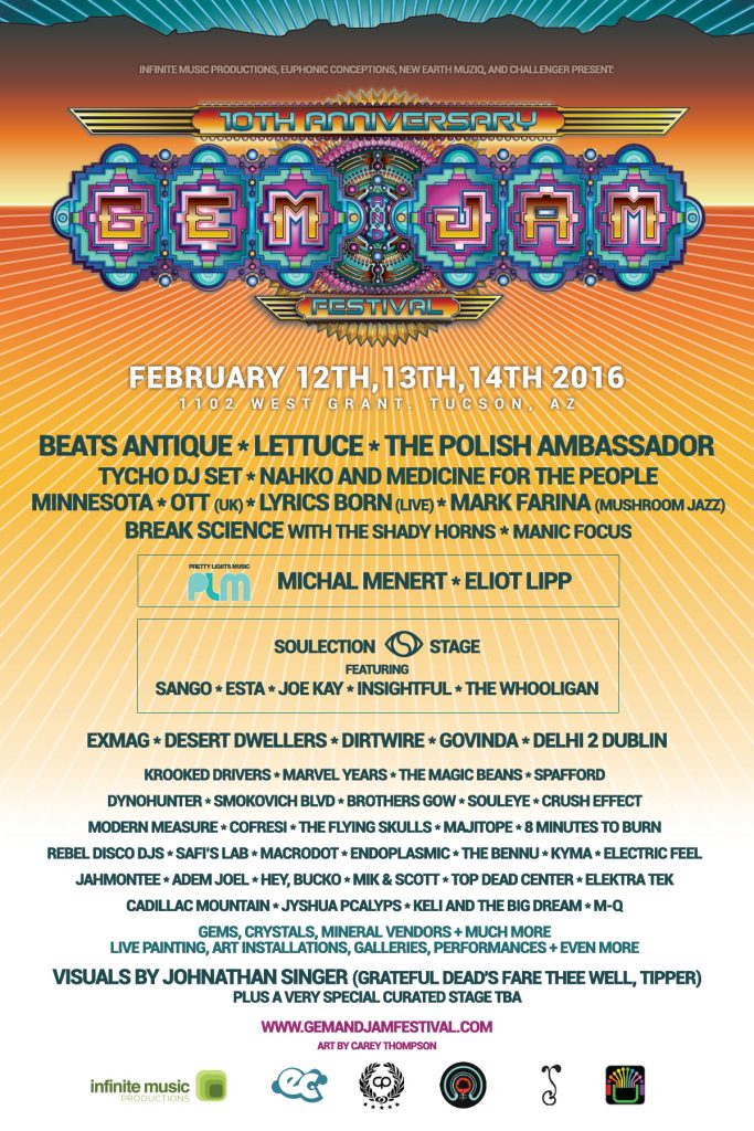 Gem & Jam Festival Announces Pre-Parties