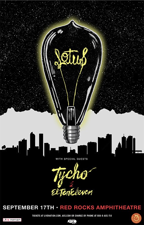 Lotus Announces Red Rocks Show, Sept. 17