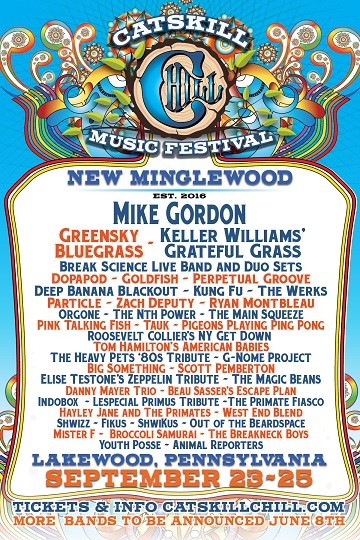 Catskill Chill Releases Initial 2016 Lineup