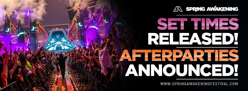 Spring Awakening 2016 Schedule Released