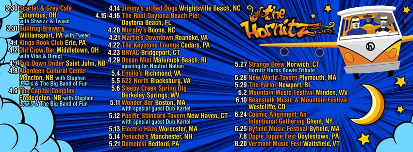 Catch The Hornitz Live at The Lazy Dog