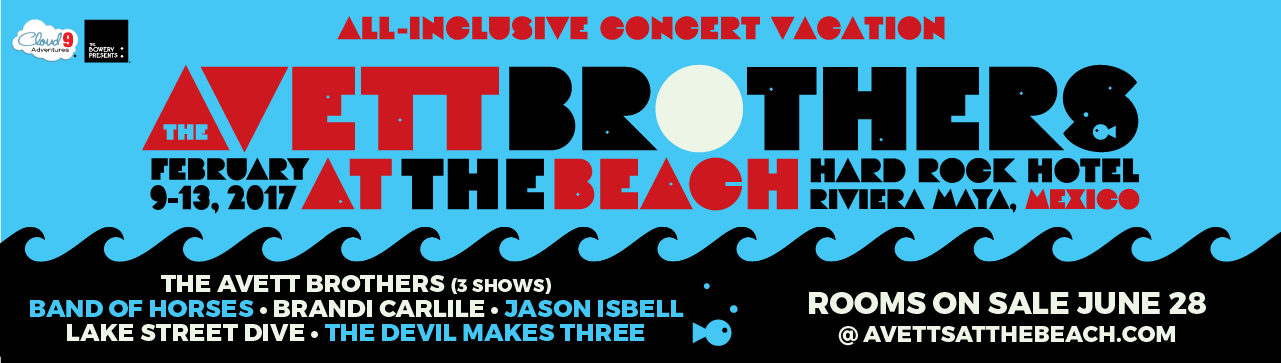 The Avett Brothers At The Beach in Mexico