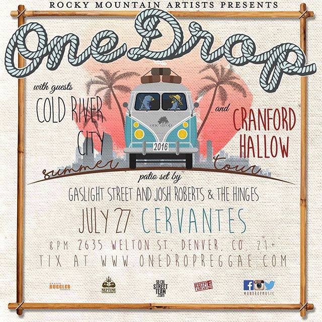 One Drop HIts The Road This Summer